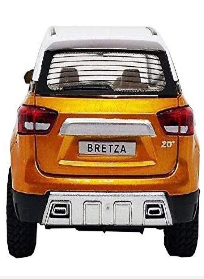 CENTY Toys Bretza Golden&White Colour Looks Like Real Car - Pull Back Action- A Made In India Product, 3-12 years - Image 5